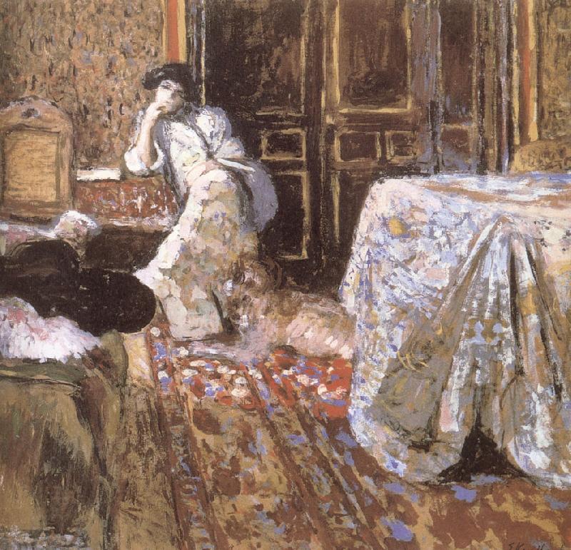 Edouard Vuillard Kimono Ma Seer oil painting picture